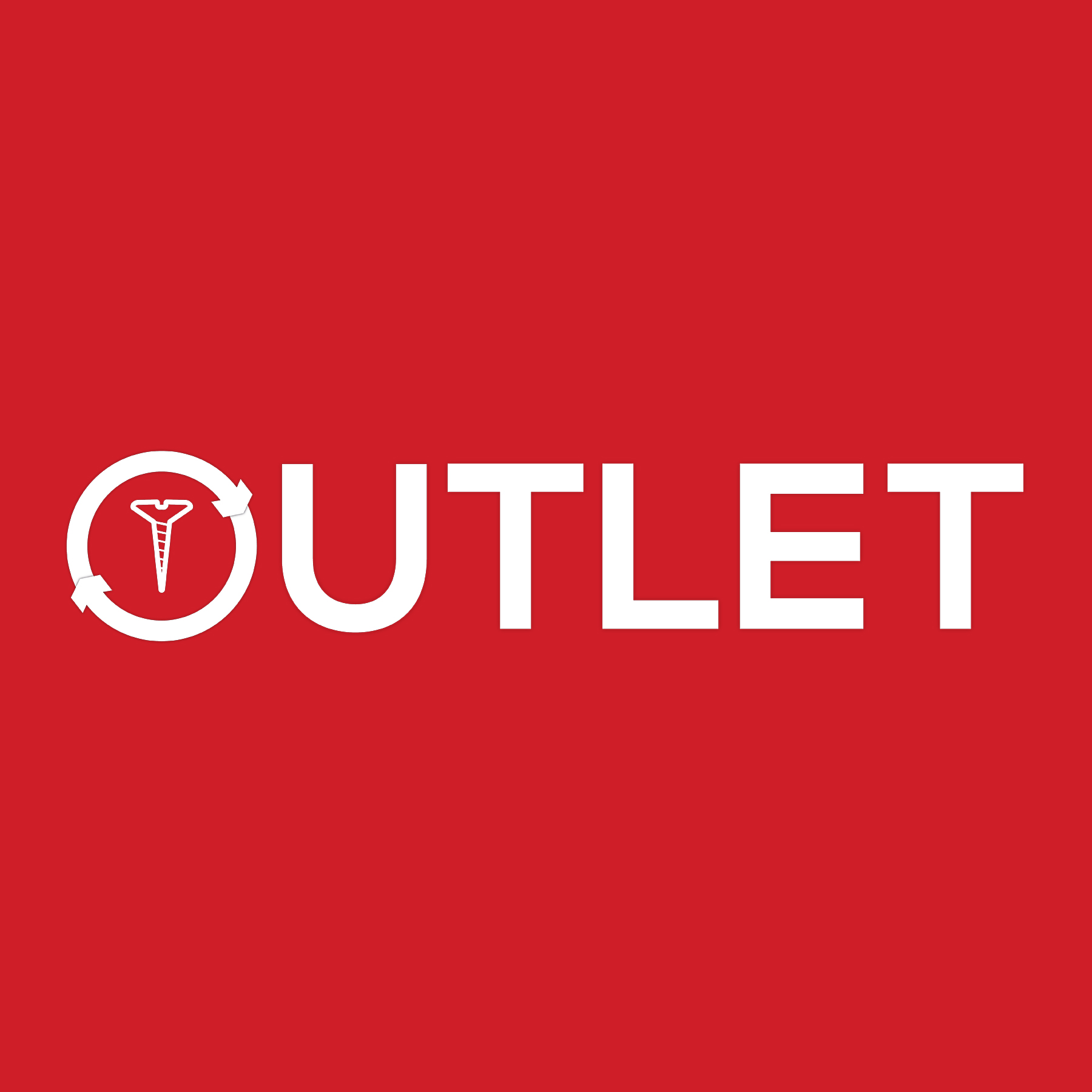 illbruck FA101 Fenster- und Anschlussfugen Silikon 600 ml Schlauchbeutel Weiß, Outlet, Logo, roter Hintergrund, Schraubensymbol, Kreis Ring,  outlet, logo, rot, weiß, Schraube, Kreis