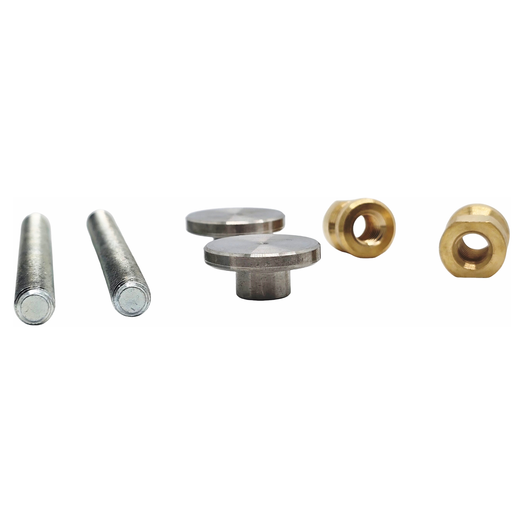 ToniTec® SYS1 Türgriff-Befestigung Befestigungssystem zum Durchschrauben, Bronze, Maschine, Schraube