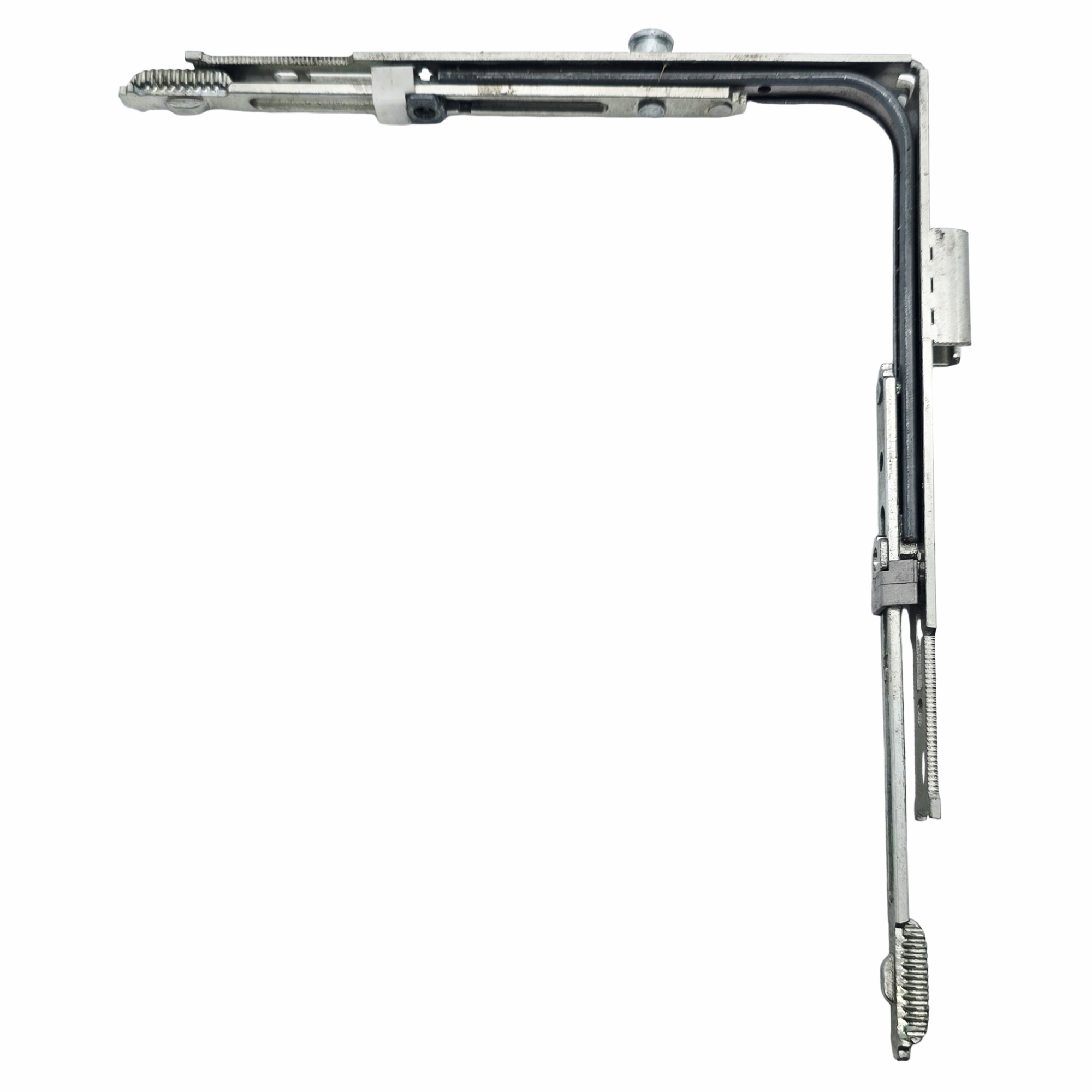[BA] Maco Eckumlenkung A  mit aufgeschweißtem Schließteil mit 1 i.S. ohne Verbindungsplättchen, scarcross, rahmen hardware, verstellbare klemme, metallhalter, sägezahnung kante