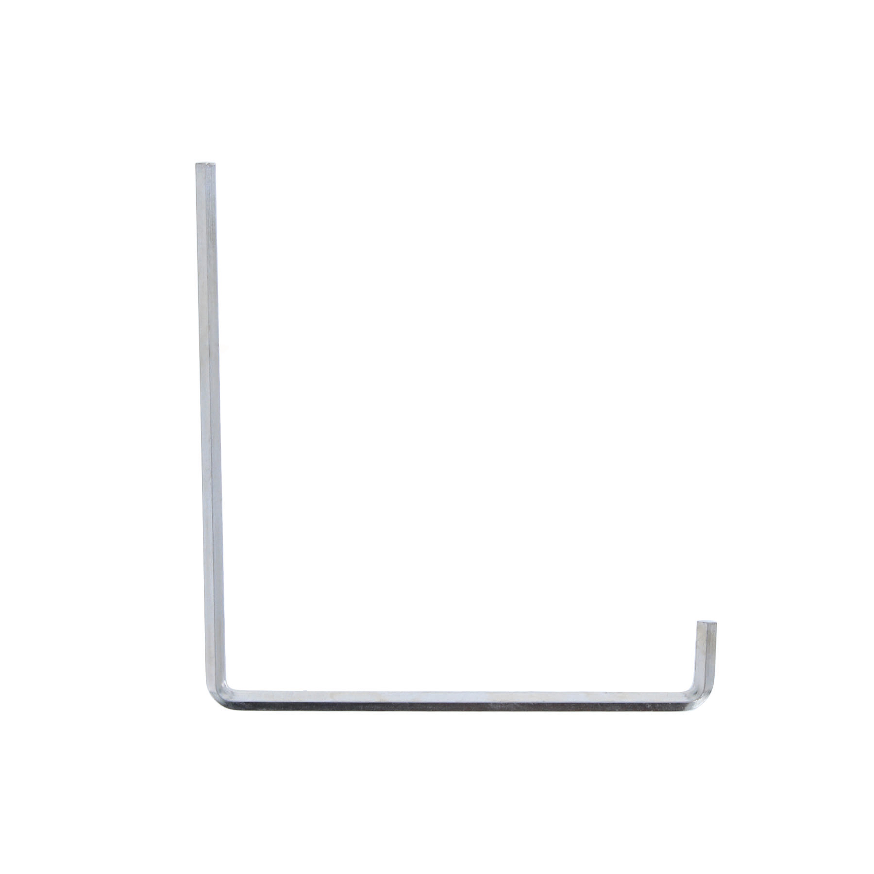 FEPS Fenster-Einstellschlüssel doppelt gebogen FE-ES002 4mm sechkant verzinkt, L-wrench, L-förmig, Metall, Inbusschlüssel, Winkelband