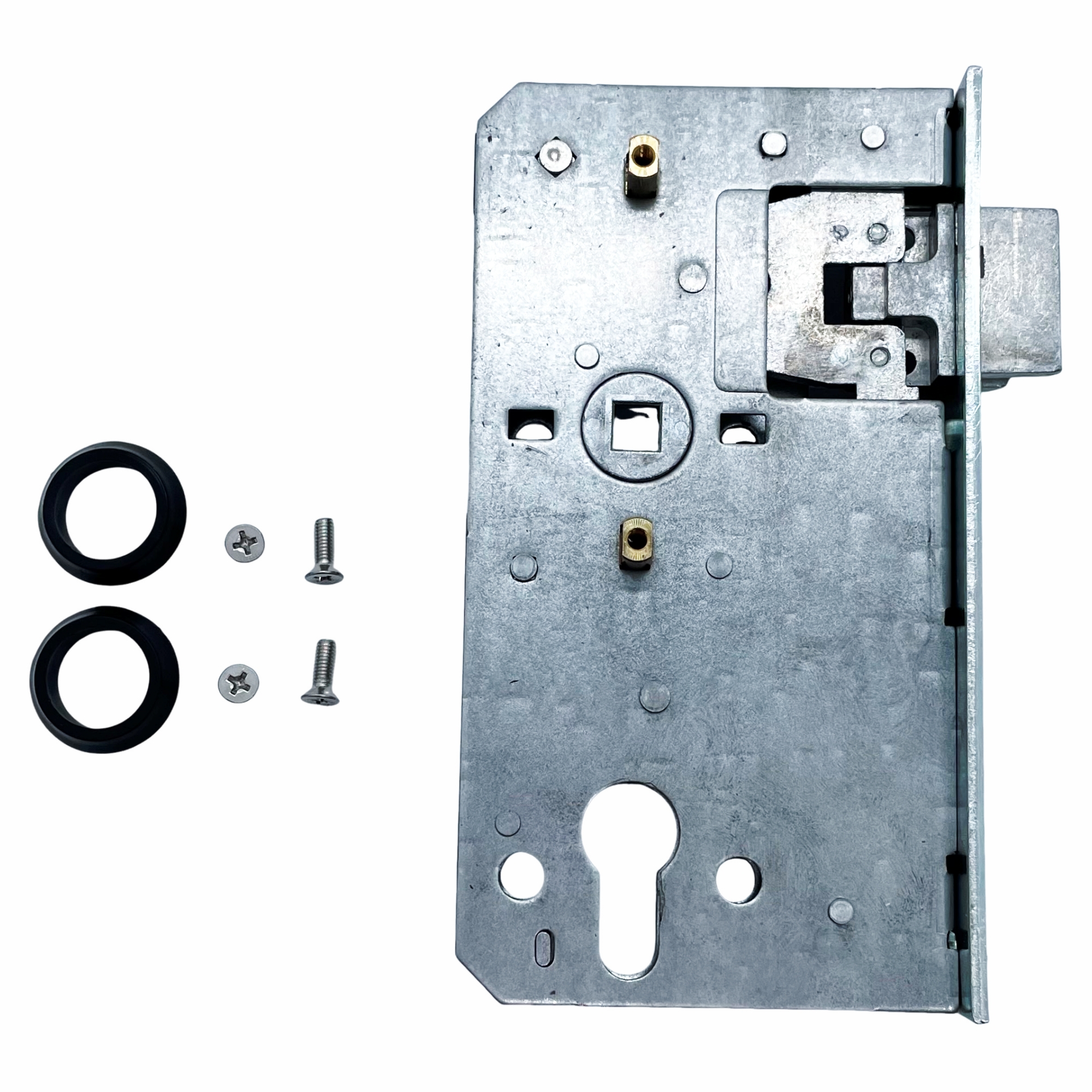 [DS] BEVER 460 PZW Einsteckschloß, für 40 mm starkes Gehäuse, rechts oder links ver-, Türelement, Schloss, Schlossmechanismus, Metallplatte, Dichtung