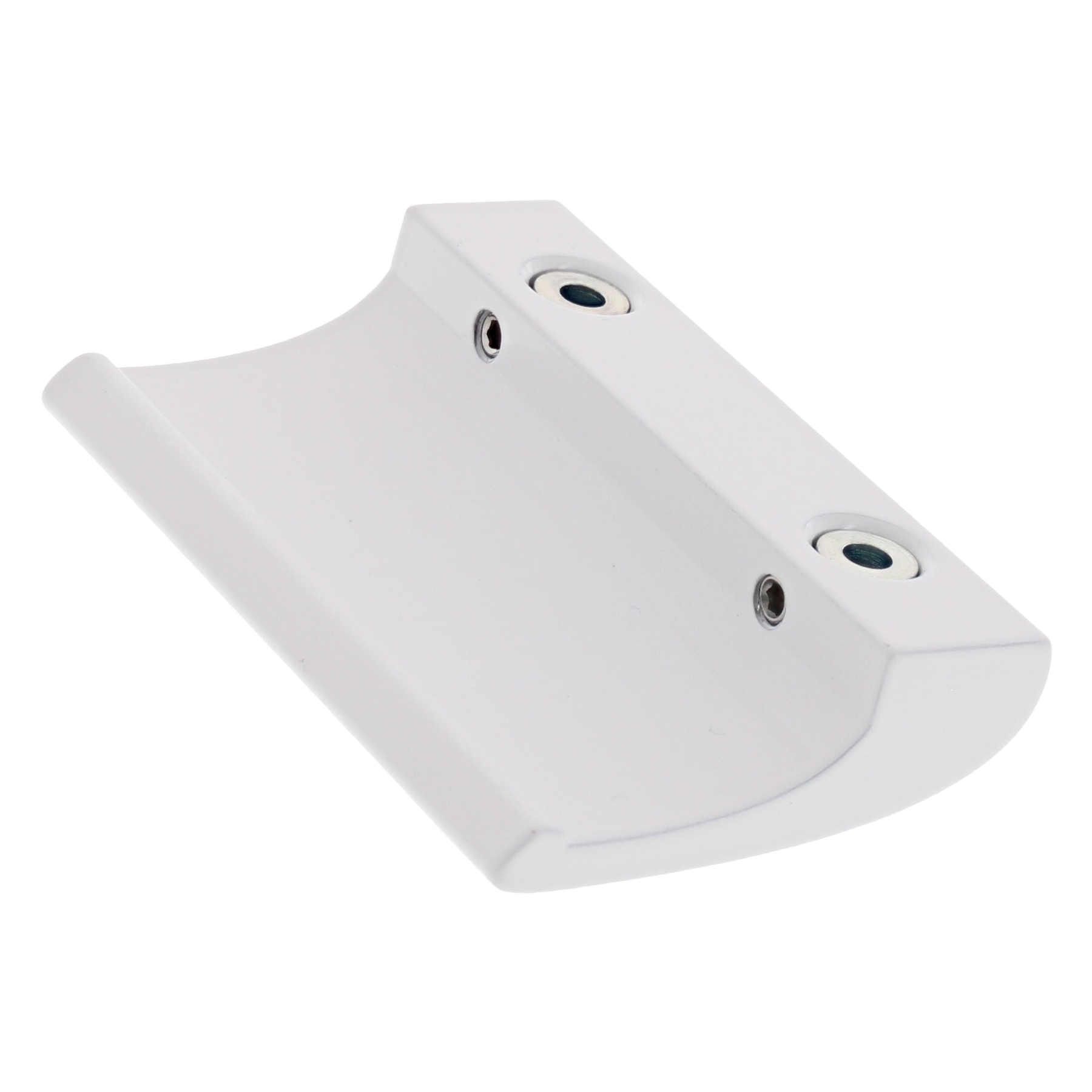 ToniTec® Balkontürgriff weiß Terrasentürgriff Aluminium 82x49x21mm mit Schrauben