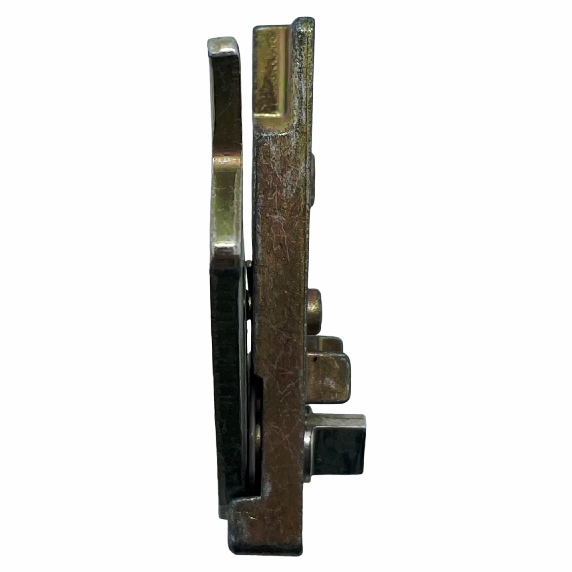 [BA] Roto Centro 100 Niveauschaltsperre links M803A0000L Flügelteil, metallteil, mechanisches bauteil, rostiges metall, stahlstück, hardwarezubehör