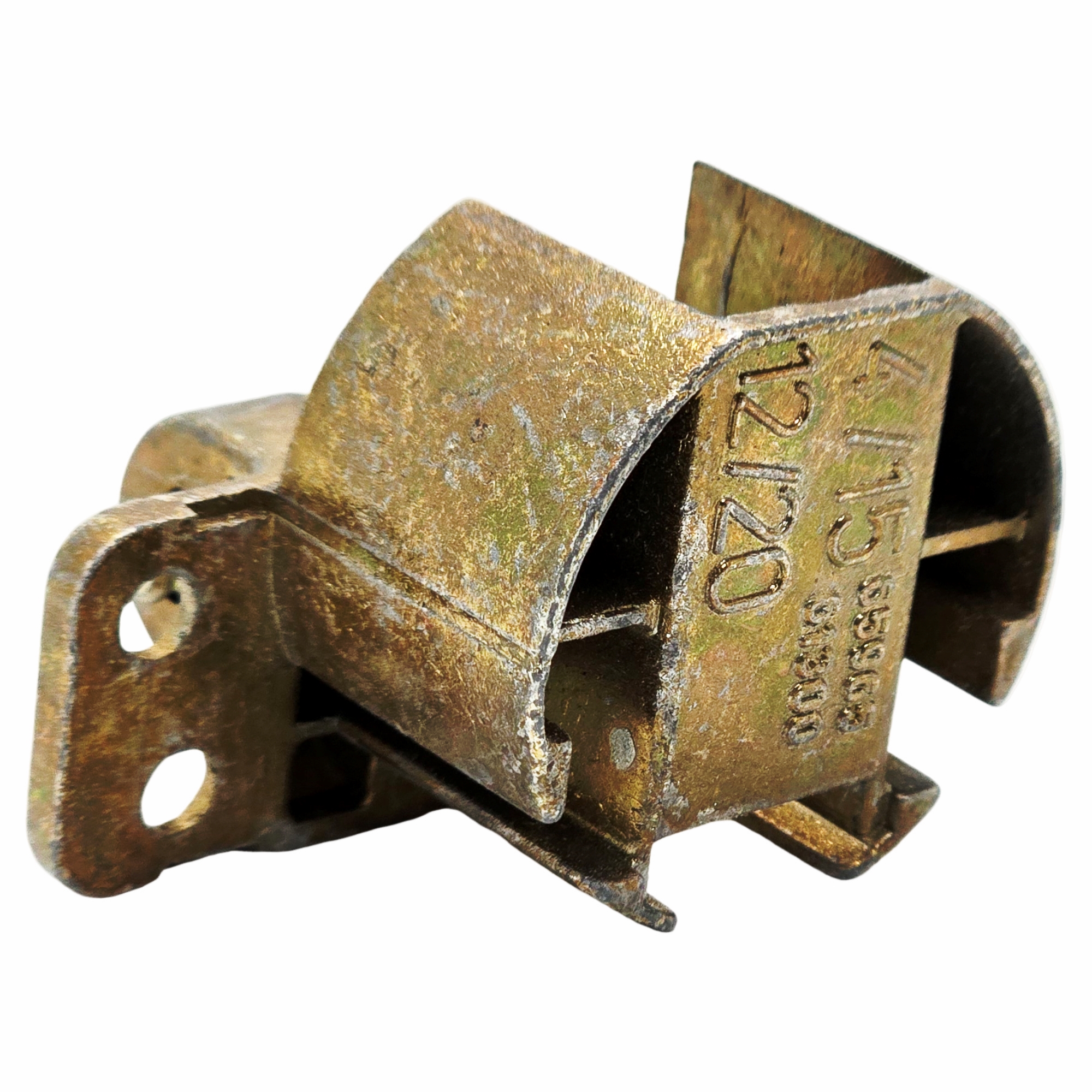 [BA] Roto Centro Axerlager, für 4 und 12mm Falzluft, Topf, M490B15007, Metallteil, rosterner Halter, industrieller Bauteil, Gussmetall, bearbeiteter Einsatz