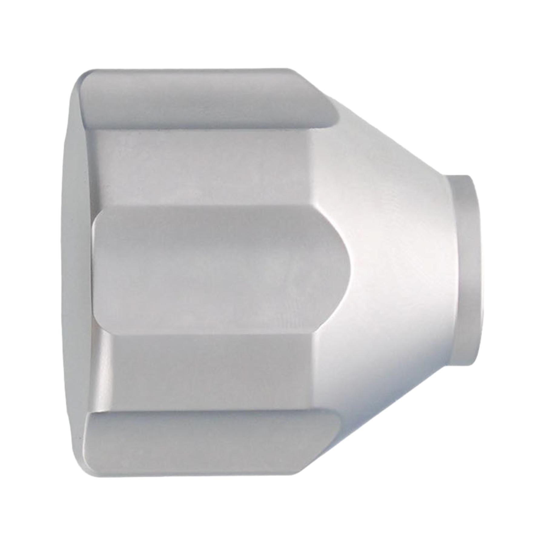 ToniTec Knauf EasyTurn silber, Schnittwerkzeug, Metallteil, Verschluss, Edelstahl, Kernrund