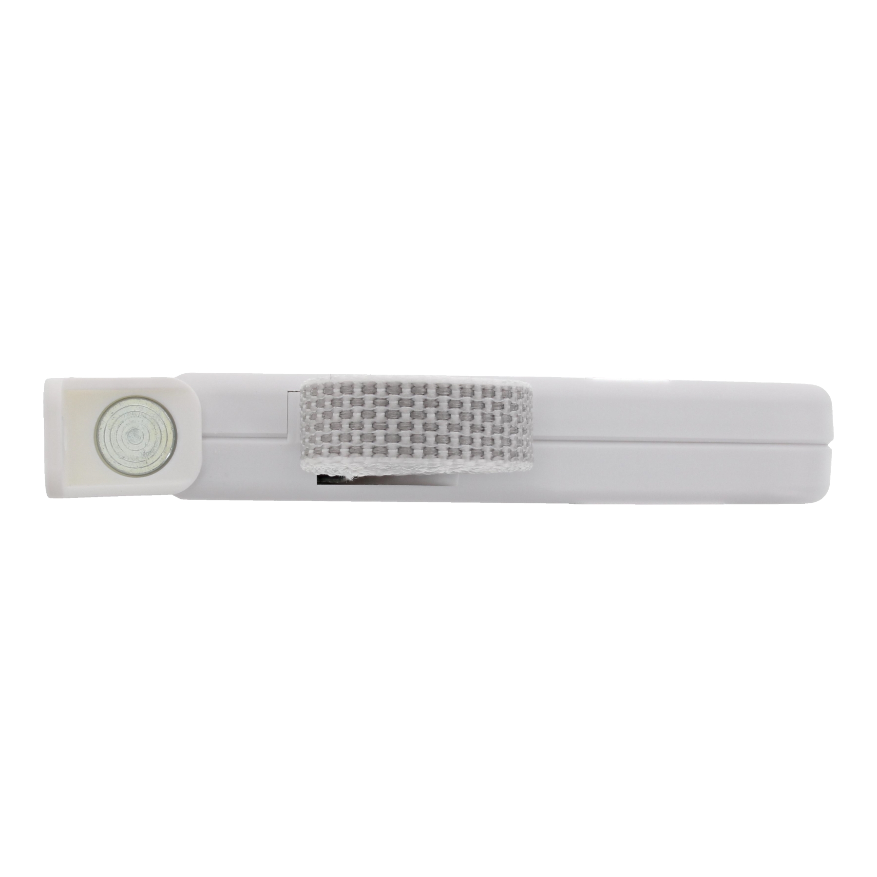 Selve Mini Aufputz Gurtwickler 155 mm schwenkbar und aufklappbar weiss mit 5 m Gurt 084803, Klammer, Wäscheklammer, Gurtbandverschluss, Weiß, Metallclip