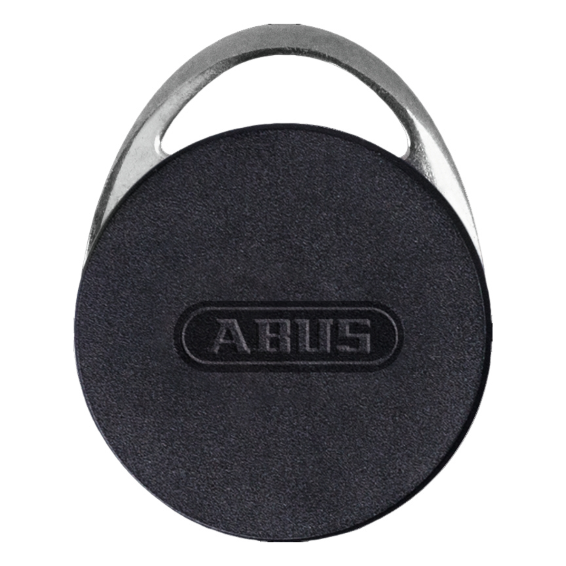 [BA] ABUS Transponder Advanced schwarz MIFARE DESFire EV3 8K (Security), Schlusselanhänger, Rund, Schwarz, Metall, Rundanhänger