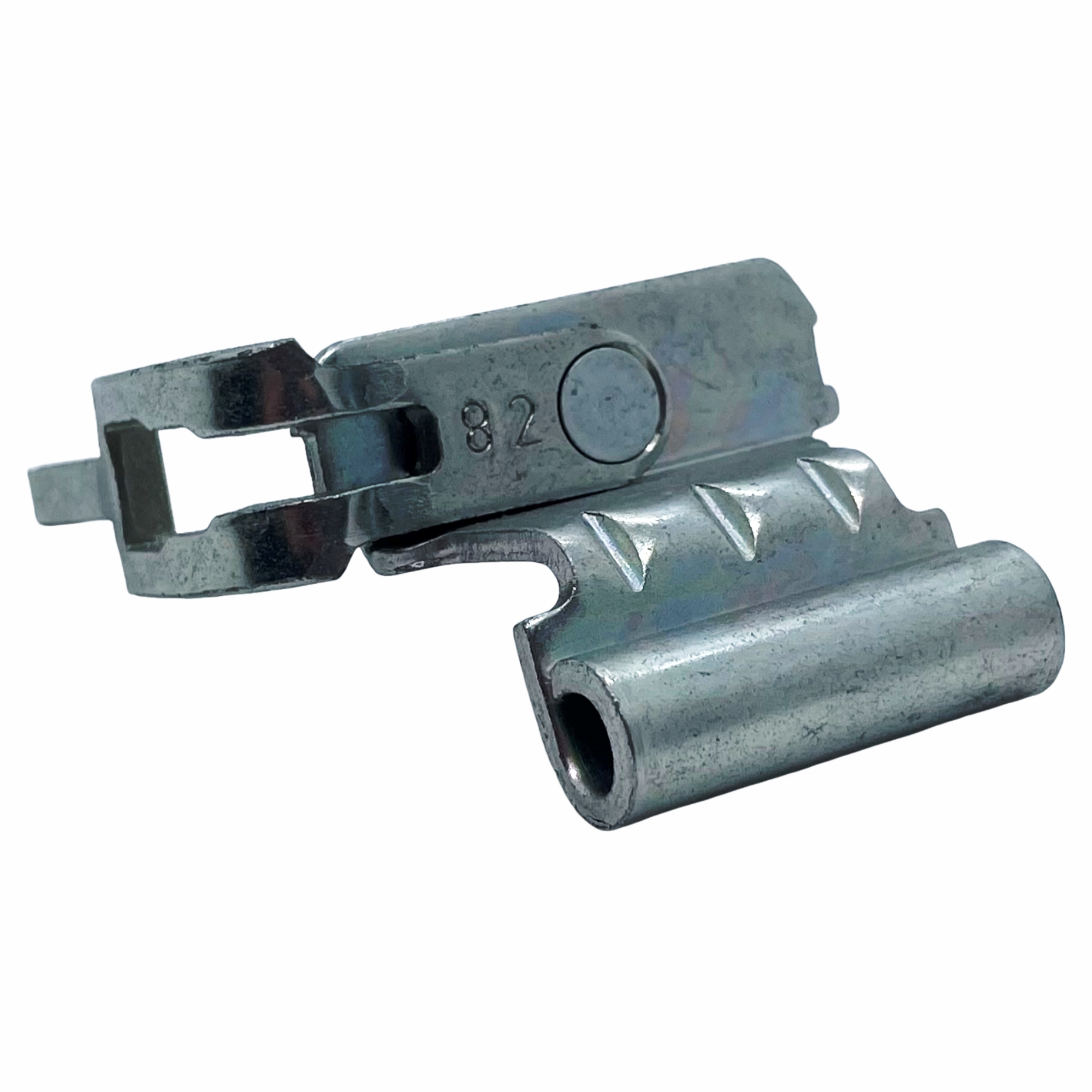 [BA] Aubi Lenkerwinkel LW 320, Pistolenteil, Waffenkomponente, Metallverschluss, Schraubenloch, mechanisches Bauteil