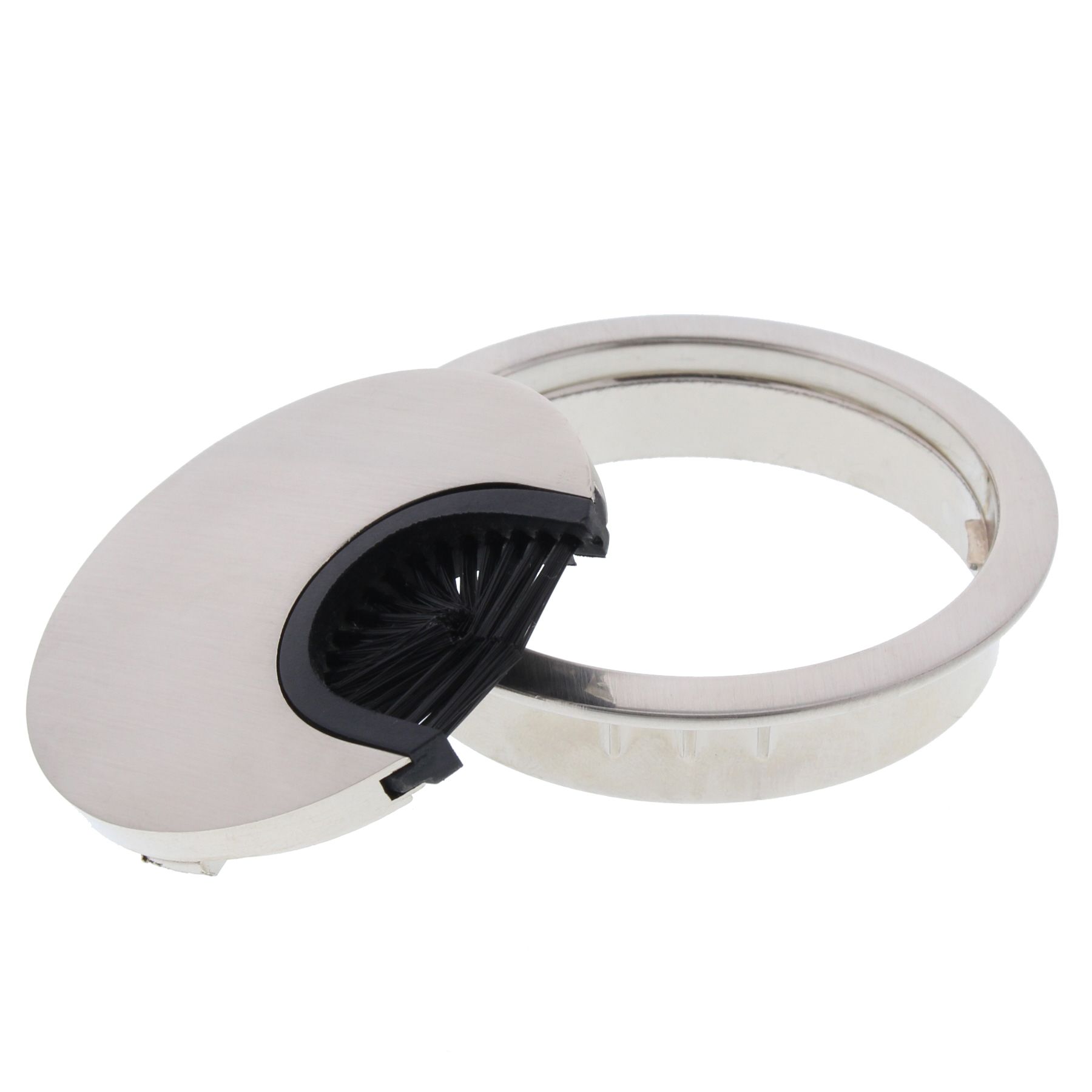 ToniTec Kabeldurchlass Kabeldose Kabeldurchführung Edelstahl Finish 60 mm, Zubehör, Schmuck, Ring