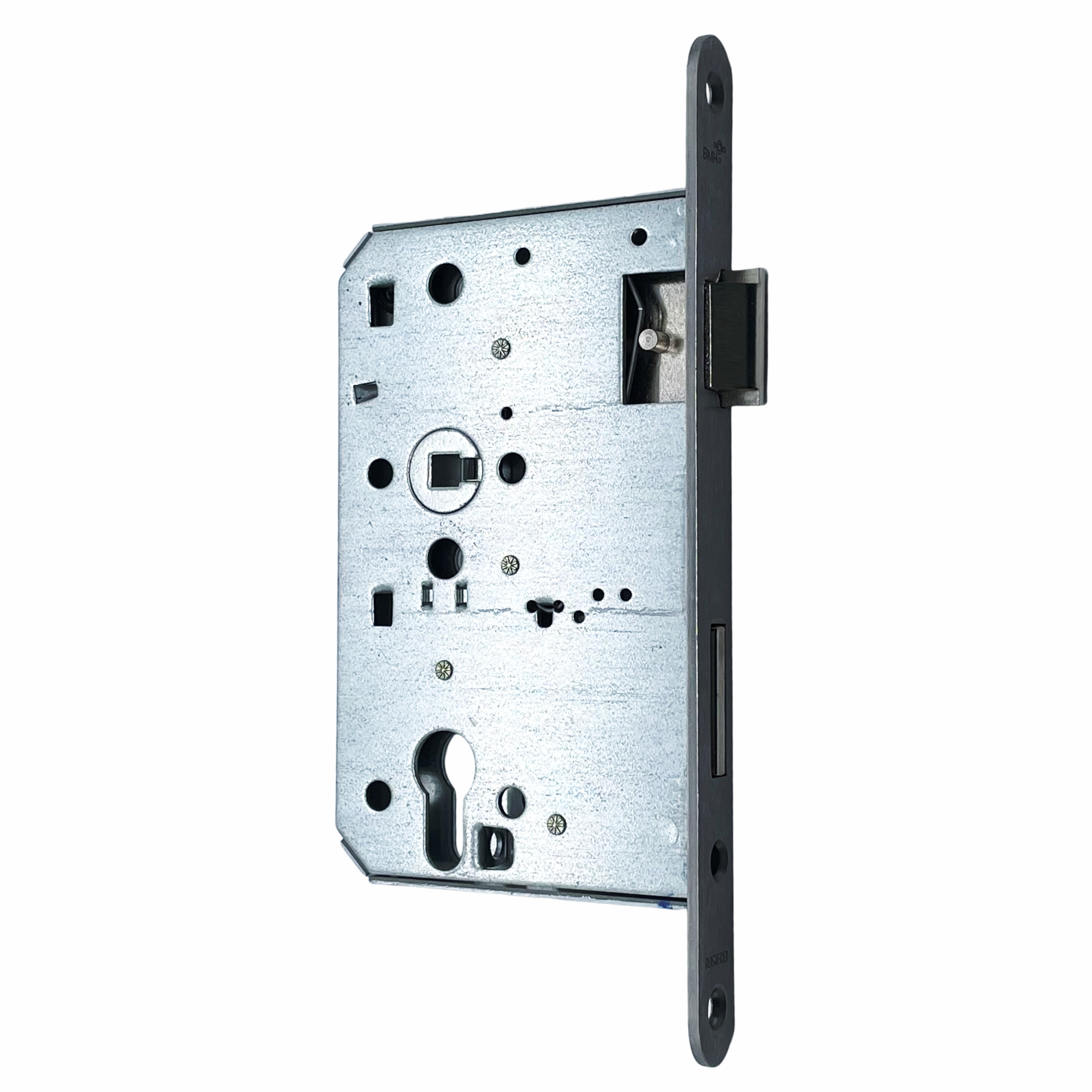 [BA] BMH Einsteckschloss 300 PZW 70/72/8 DIN Rechts 20x235 rund Edelstahl, Tresor, Schloss, Metallgehäuse, Schlossmechanismus, Sicherung