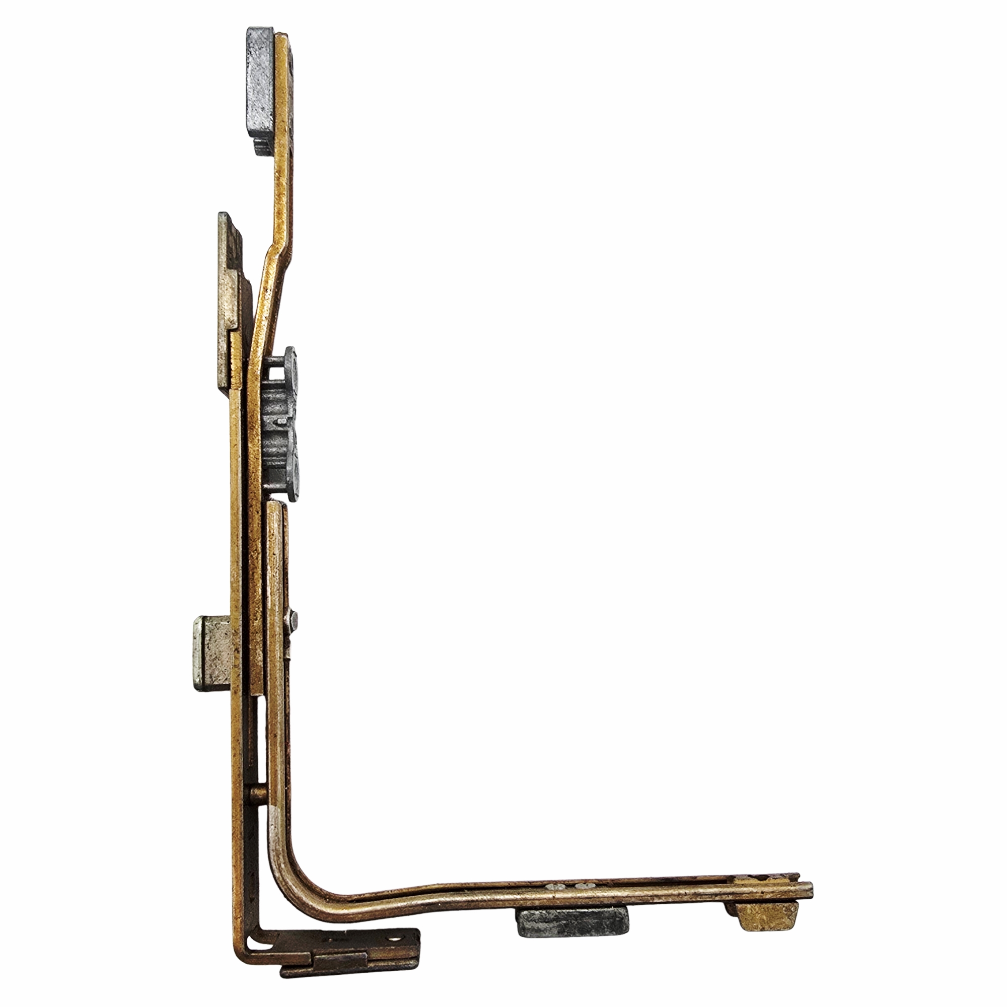 [BA] Roto Centro 101 Sicherheits-Sondereckumlenkung Anschlusslänge 135/135, glas, befestigung, metall, messing, scharnier