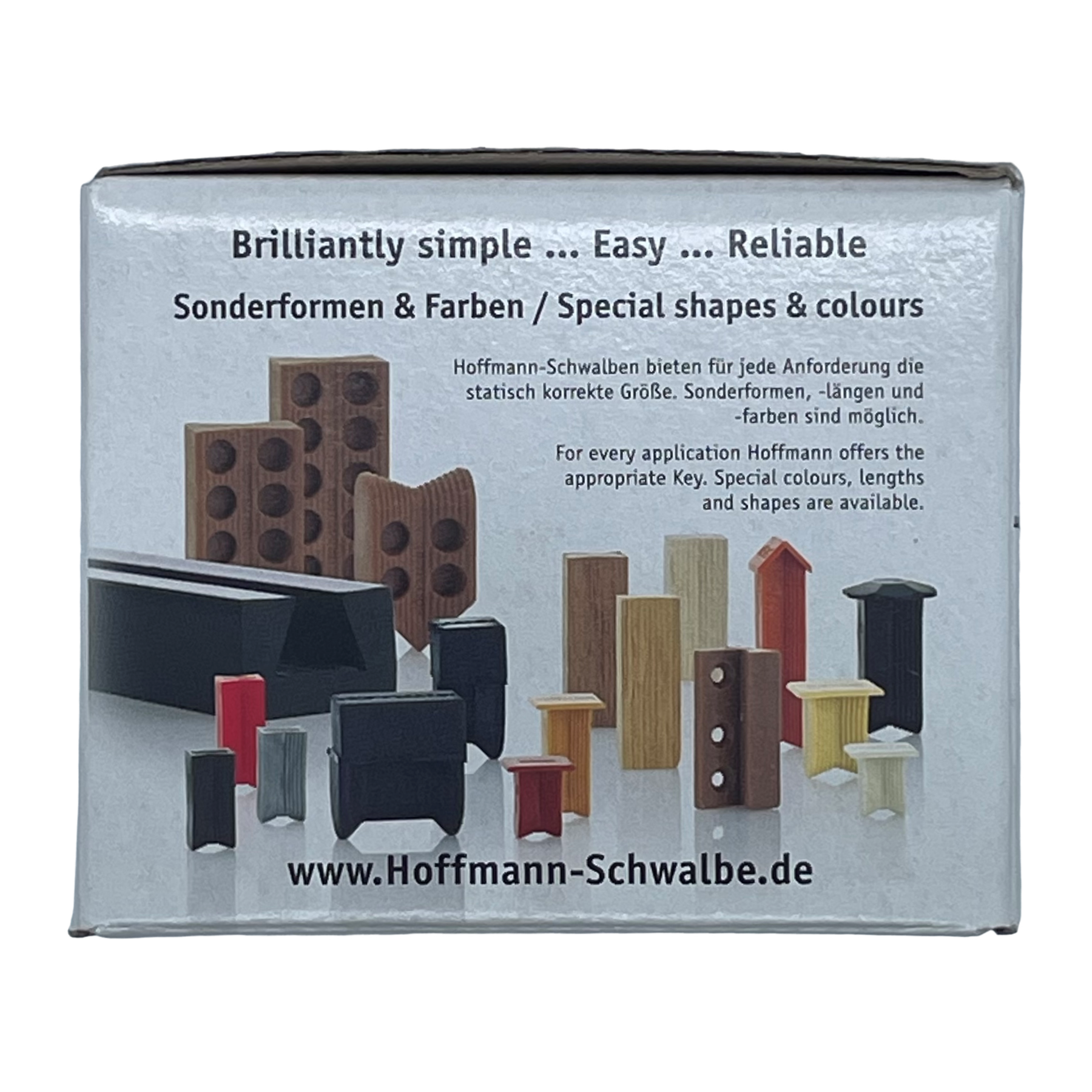 Facett HOFFMANN Schwalben ohne Kappe W-2 6,0mm zu 1.000 St. Nr.9200600, Holzbausteine, Bausteine, Bauklötze, Klemmbausteine, Holzspielzeug
