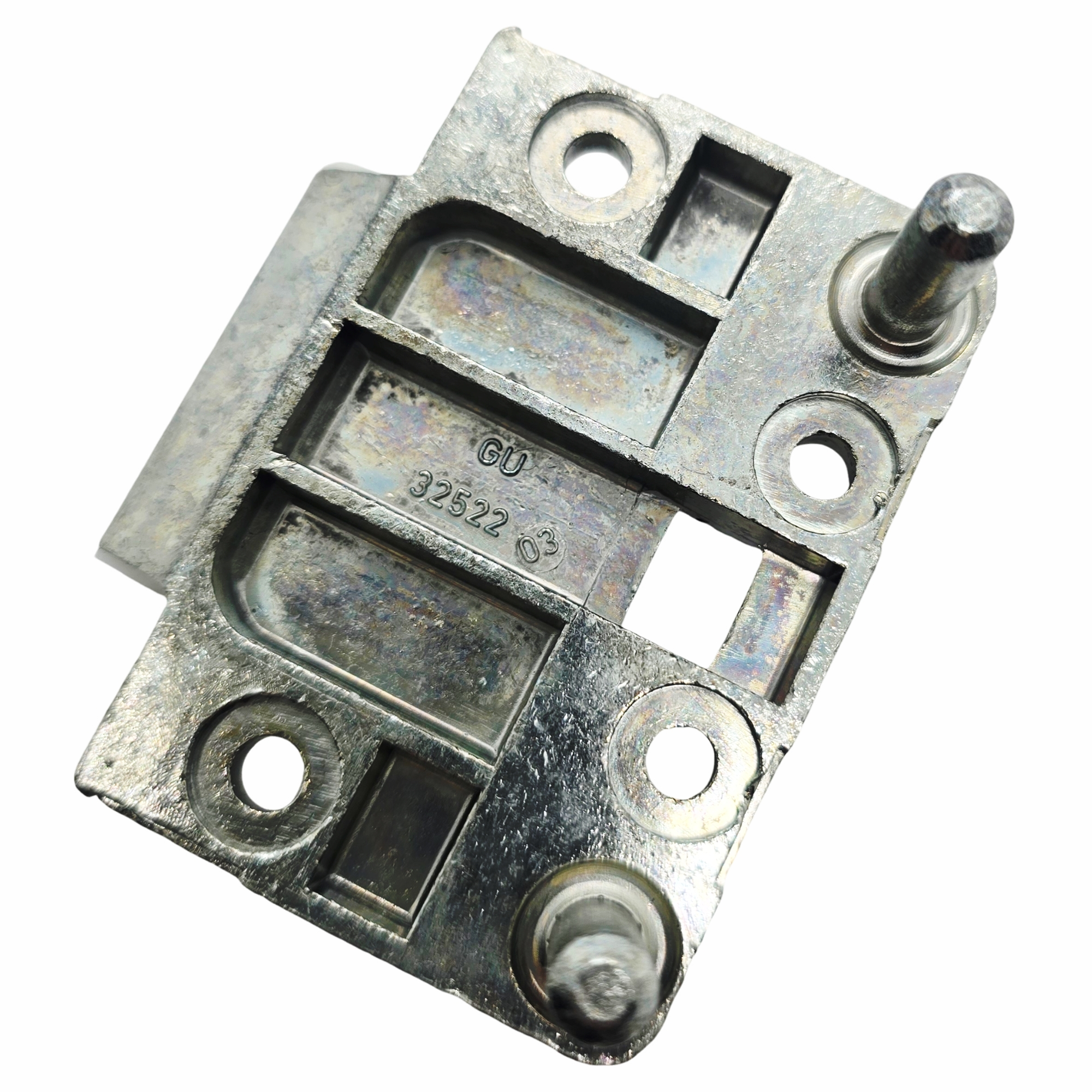 [BA] GU Karton Gelenkband 25/45 silber, elektrischer Bauteil, Metall-Halter, Industrie-Teil, Schaltermontage, Montageplatte