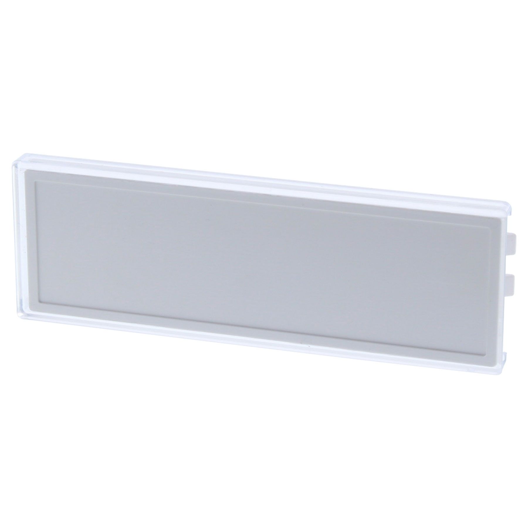BRILD Briefkastenschild Namensschild universal weiß, Weißes Brett, Postfach