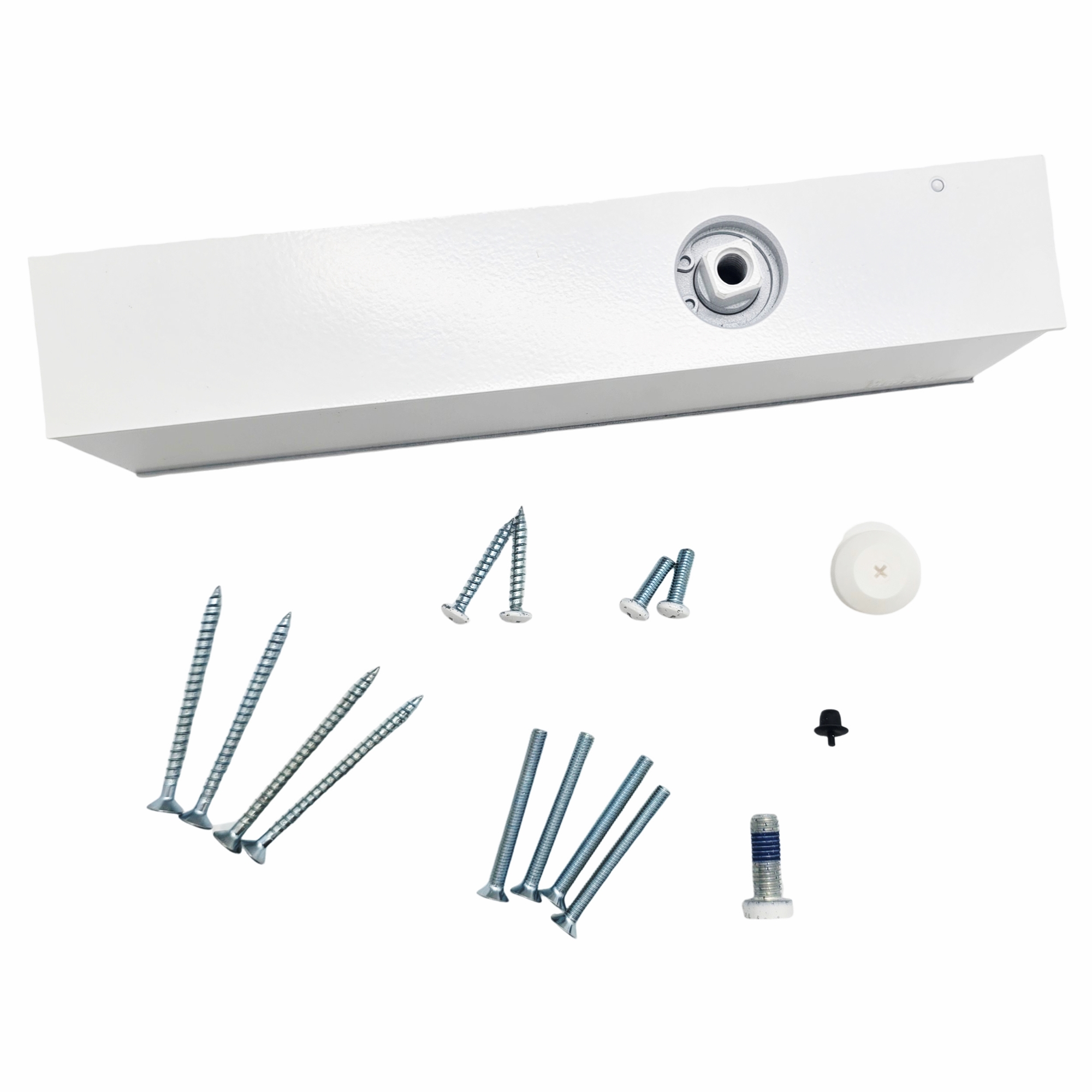 [BA] Dorma Türschließer TS 73 V ohne Gestänge,weiß RAL 9016, wandhalter, schrauben, bolzen, montageset, unterstützung