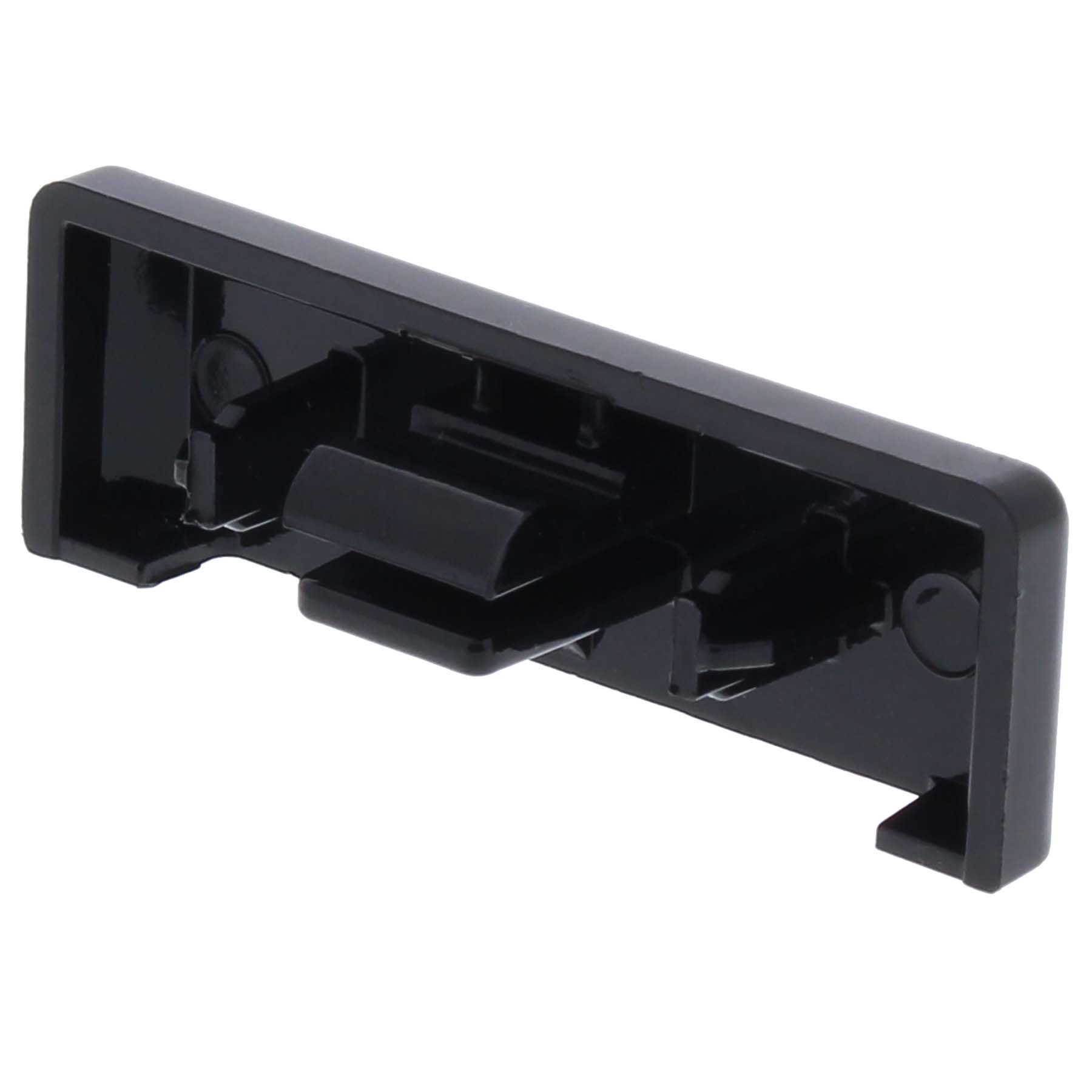 5x Schüco Wasserschlitzkappen Entwässerungskappen 242284 schwarz, Kassette, Drucker Zubehör, schwarz, Spalte, Montageclip