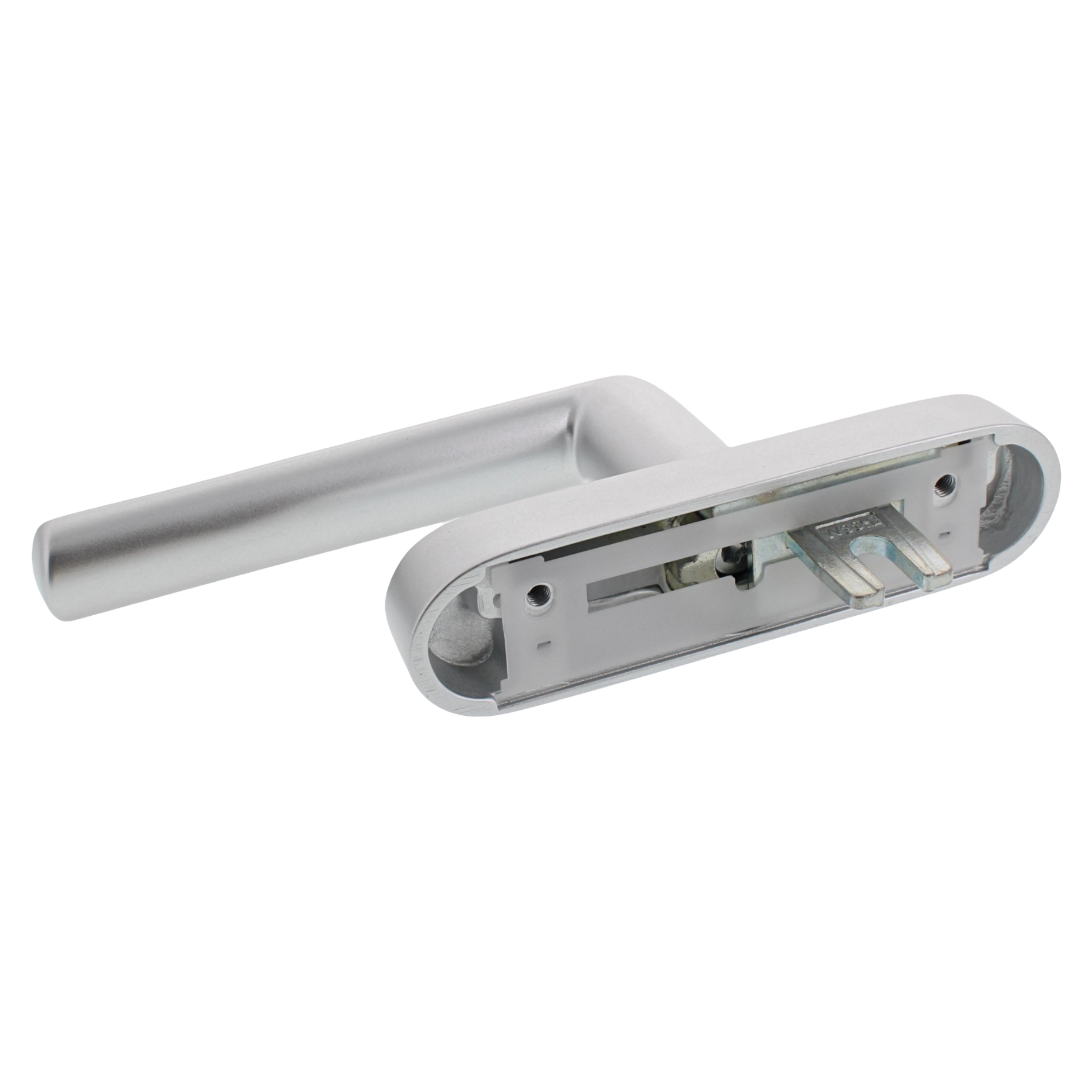 Schlechtendahl Getriebegriff Aluminium Fenstergriff mit Rasterung für Alufenster, Griff