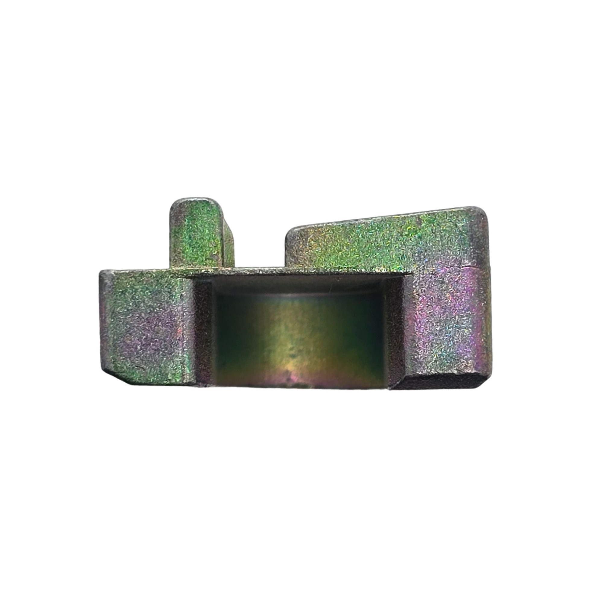 [BA] AubiI Sicherheitsschließblech SE873 L, Links, Uhrenarmband, Metall, Irisierendes Finish, Kleiner Clip, Riemenhalter