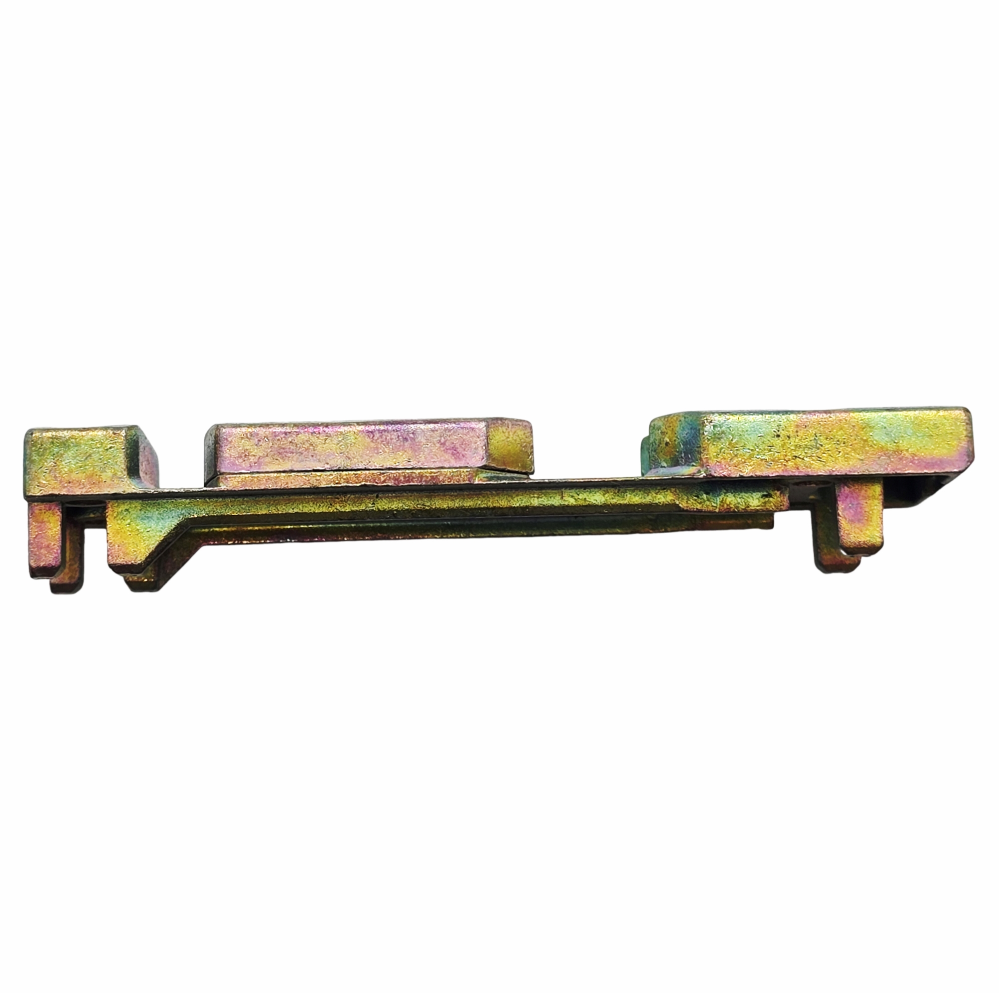 [BA] Roto Kippschliessblech K606A3. 5,9/27, 6482370220, metallisches Teil, Werkzeugkomponente, Regenbogen-Finish, Industrieteil, Lange Streifen