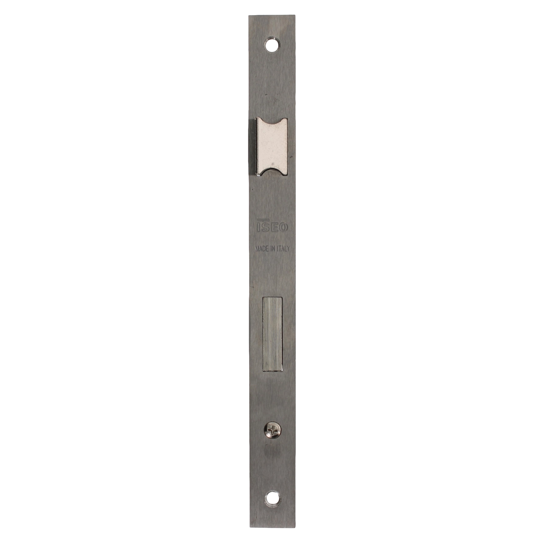 ISEO Einsteck-Rohrrahmenschloss Gartentor Dornmaß 25 Entfernung 85 Vierkant 8 mm Flachstulp 22x238mm Lochabstand 210mm