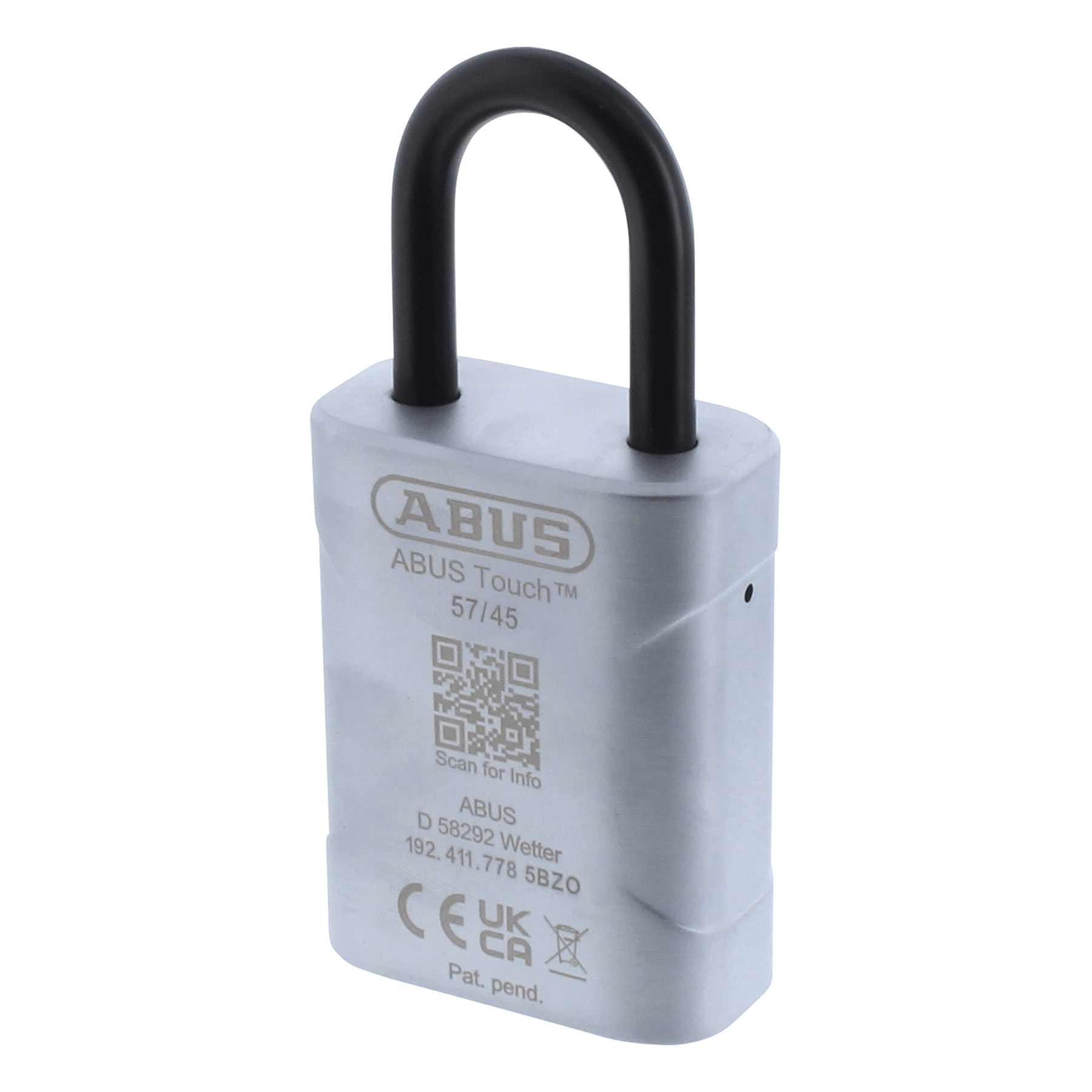 ABUS Vorhangschloss 57/45 Touch Fingerprint-Schloss