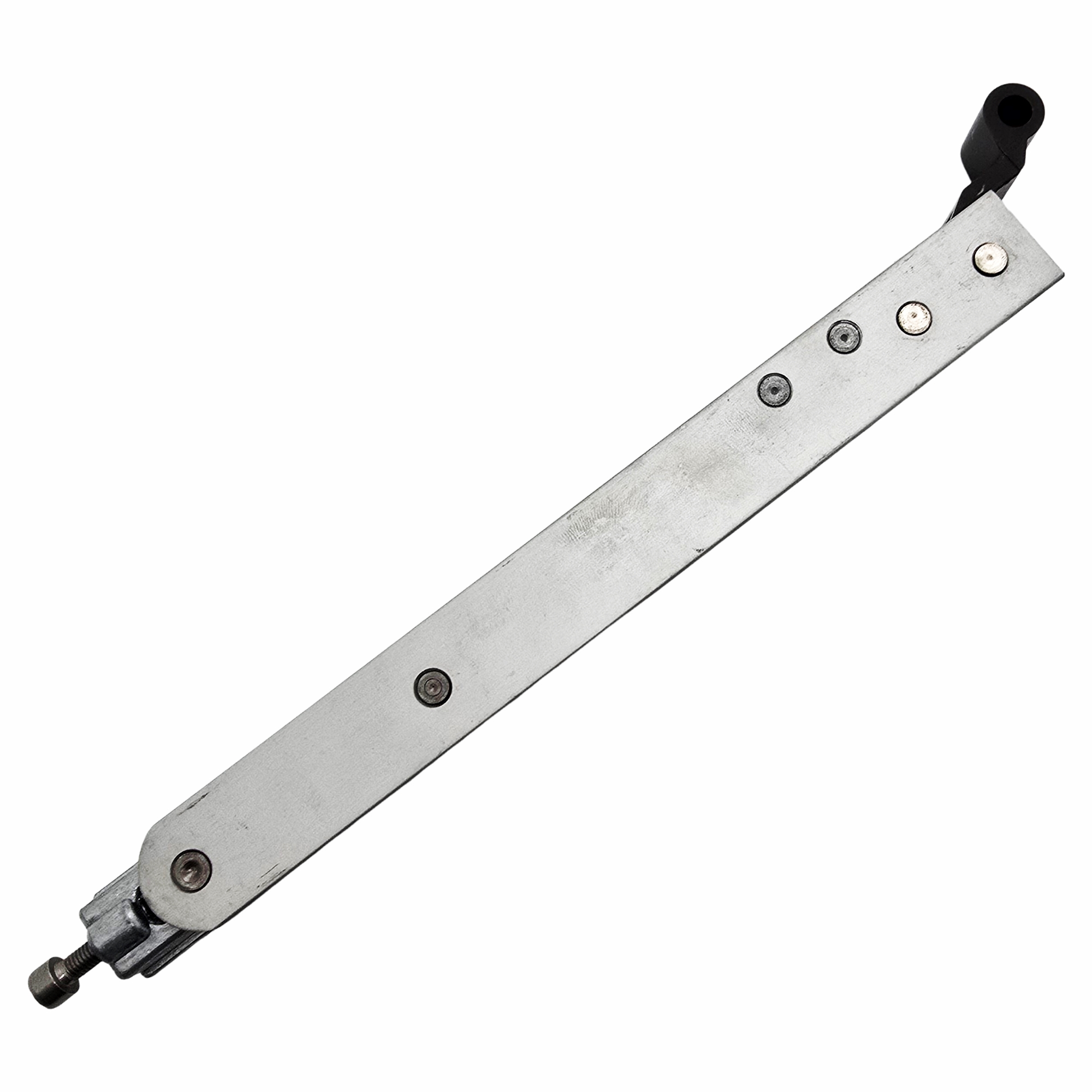 [BA] Hueck Hartmann Schere 138219 braun links 020820 020630, Metallstange, verstellbarer Hebel, Ausrichtungslehre, Schraubenlöcher, Industrielles Werkzeug