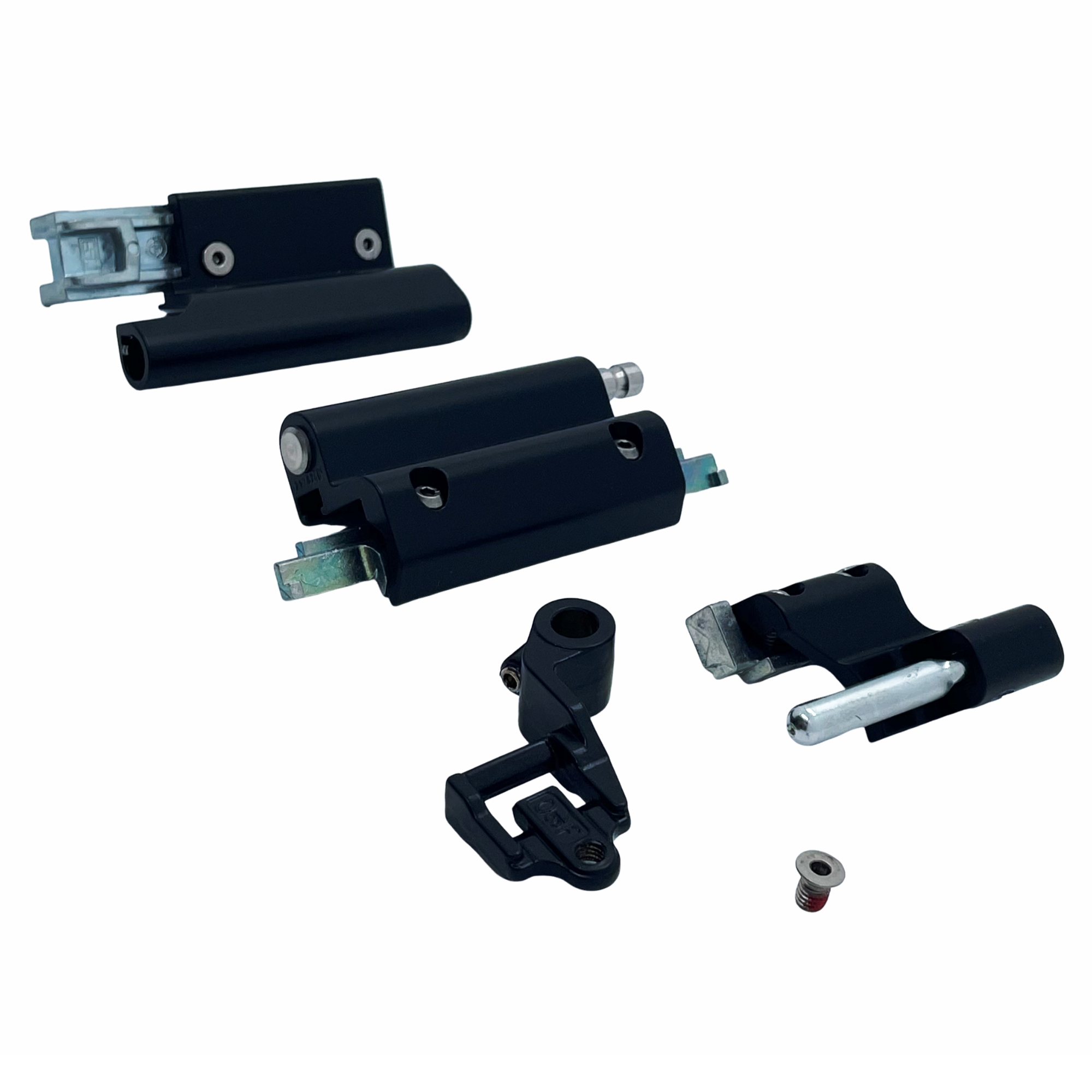 [BA] Siegenia BS LM4200/SV LI RAL9005 B1/10, MMBS0032-523021, Fahrradclip, Bremshebel, Halterung, Schlauchclip, Schraube