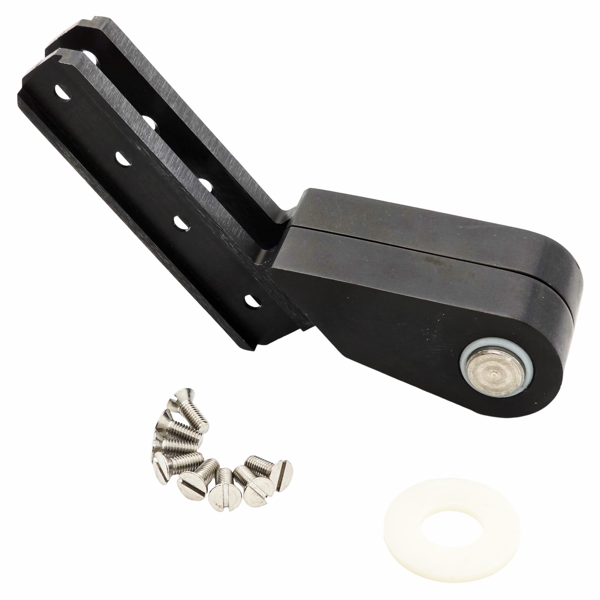 [BA] Hueck Hartmann E 2670 L LM Zapfenband DIN links, Klemmhalter, Schwenkarm, Metallteil, Montagezubehör, Schraubenset