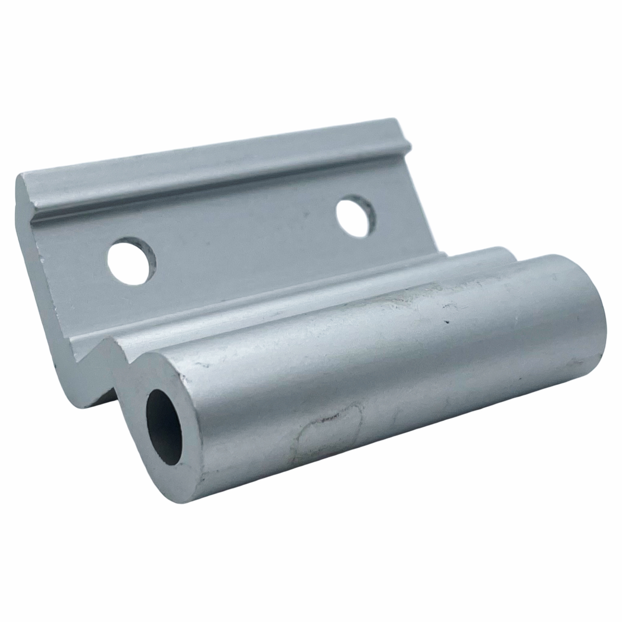 [EOL]Hueck Hartmann Flügelteil mit Klemmstück silber, Metall-Scharniere, Halter, Silber, Loch, Zylinder
