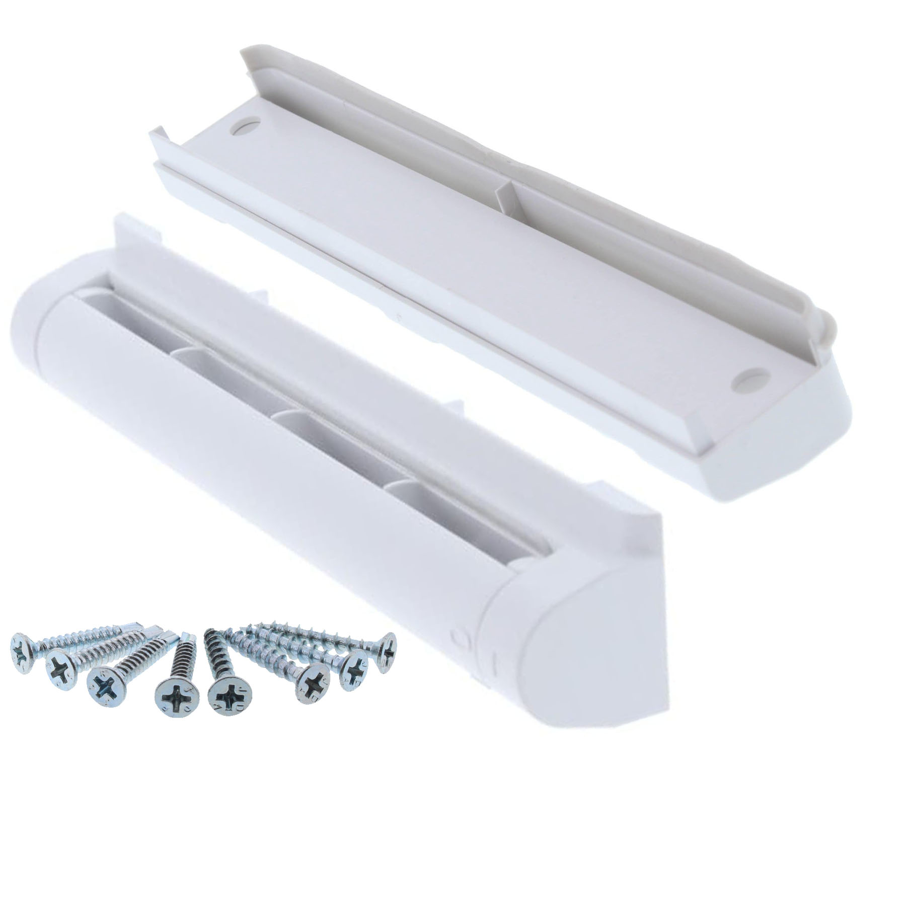 SIEGENIA AEROMAT mini Falzlüfter Steg 5 mm mit Drehverschluss weiß inkl. ToniTec® Schraubenset KL-FR 8, Maschine, Schraube