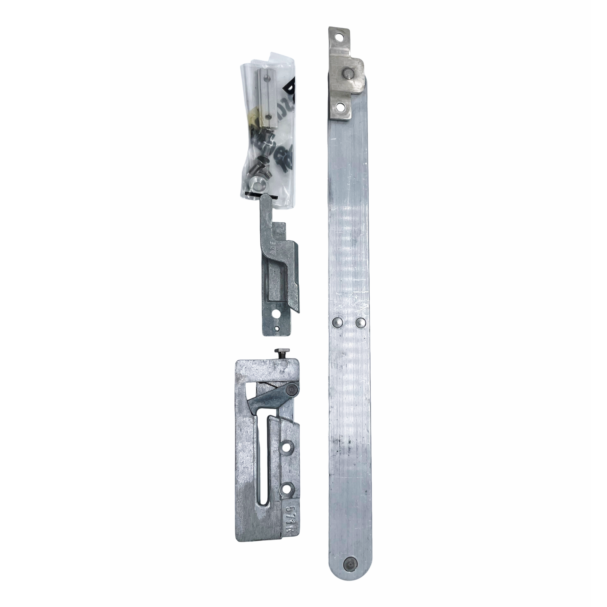 [BA] Hueck Hartmann E2000 Zweitschere E 2831 R rechts, metallischer Riegel, Türverriegelung, Metall-Hardware, Türbolzen, Riegelsatz