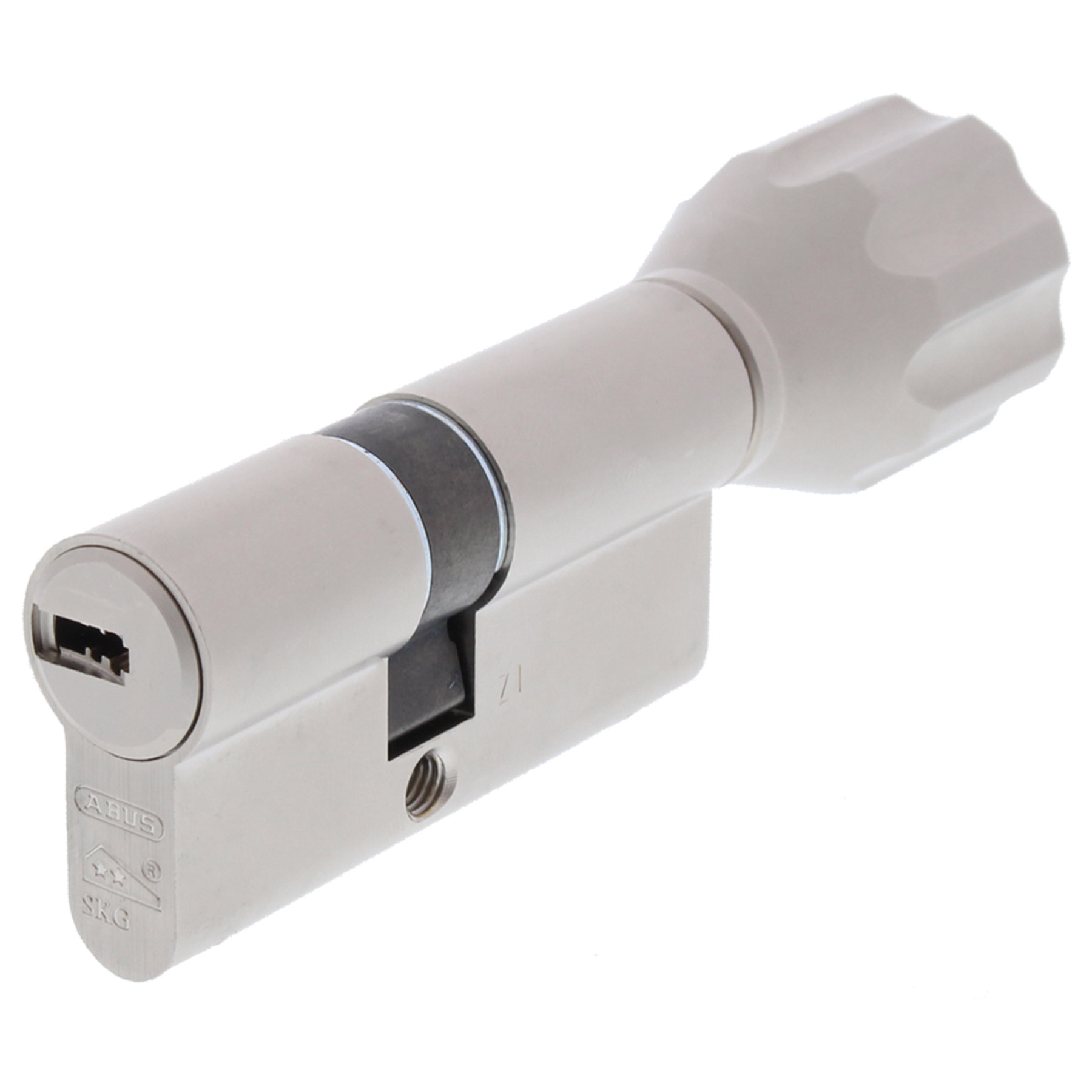 ABUS EC550 gleichschließend Schließung 2 + ToniTec CodeCard 60/45K Knaufzylinder, Türschloss, Schnellspan-Schloss, Rundprofil, Kernzylinder, Schlossbauteil, Türschloss, Rundschloss, Schließzylinder, Weiß, Schnapper?, Schloss, Rundzylinder, Schlosszylinder