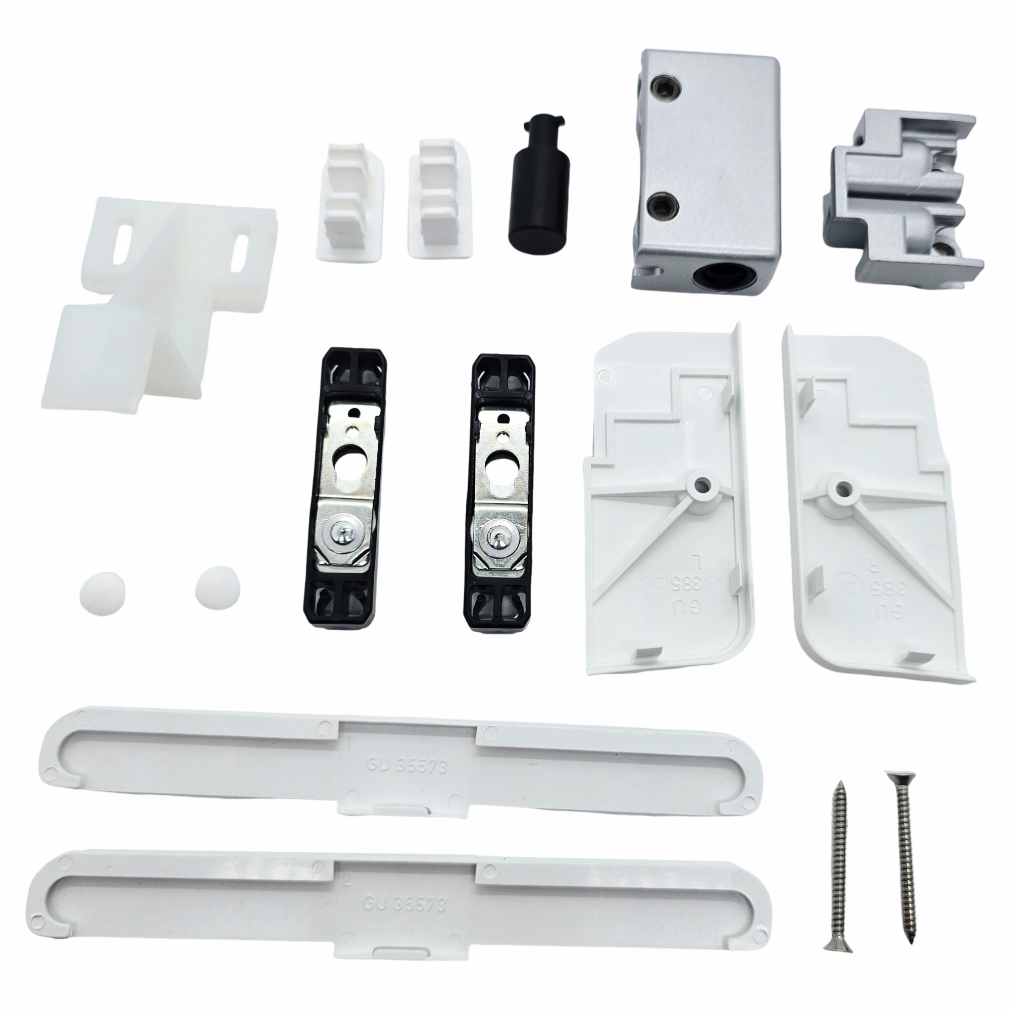 [BA] GU Karton Zubehör 968/200, weiß, K-15270-00-0-7, hardware kit, drawer slide, cabinet hardware, plastic parts, screws