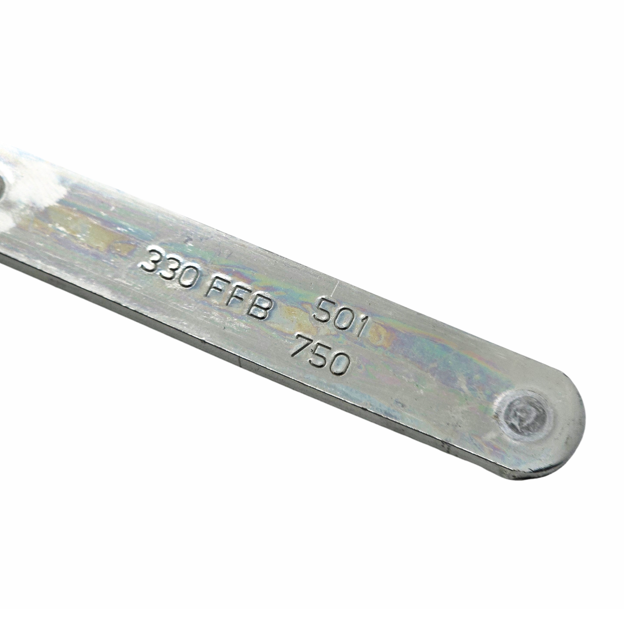 [BA] GU Scherenarm E-JET / U-JET S NL9 501-750, 6-39835-20-L-1, Metall, Werkzeug, Flachstahl, Bohrlochende, Messmarken
