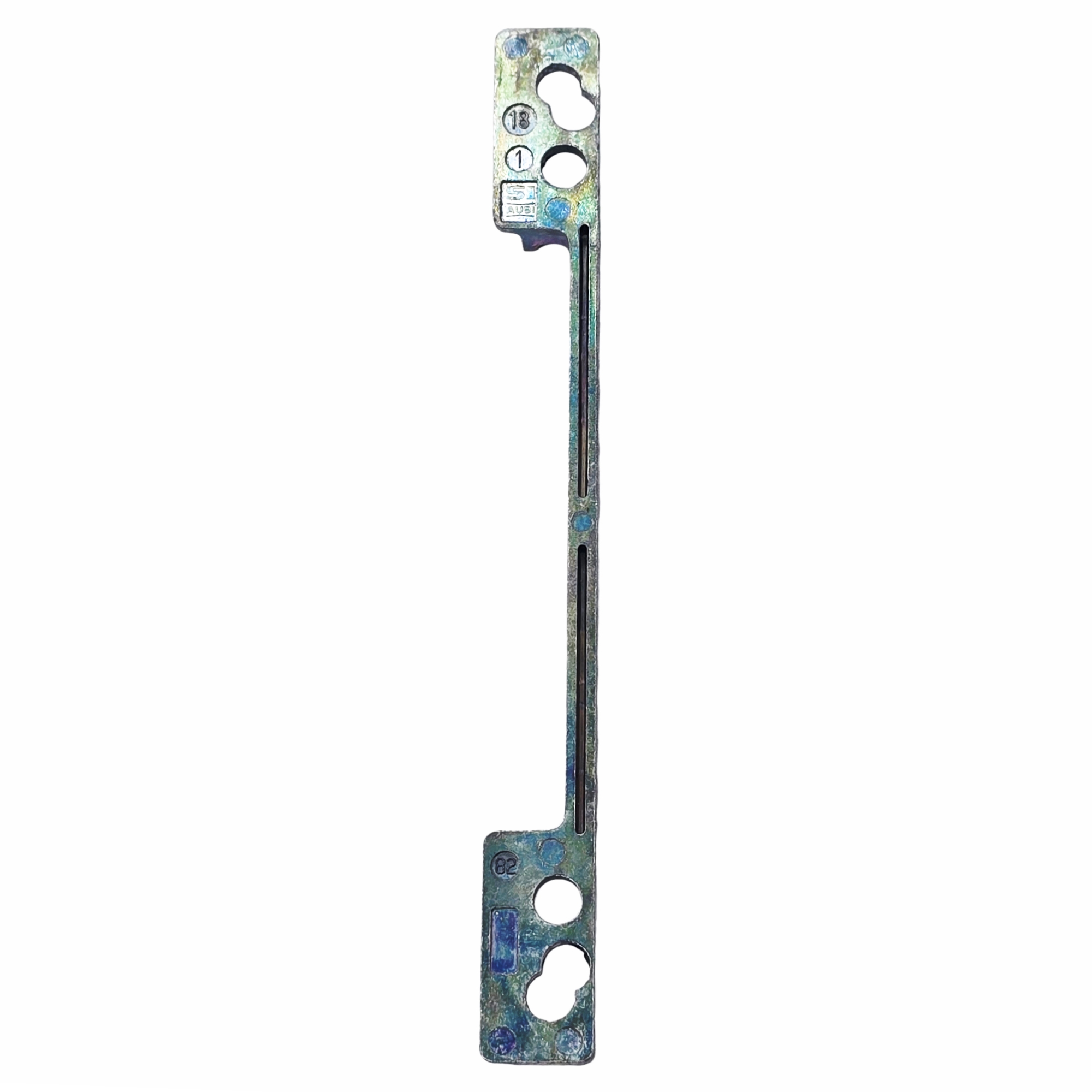 [BA] HEBELABSTUETZUNG LM, Stufenblech, langes Metallband, Schlossblech, verschlitzte Metallplatte, verstellbares Riegel?