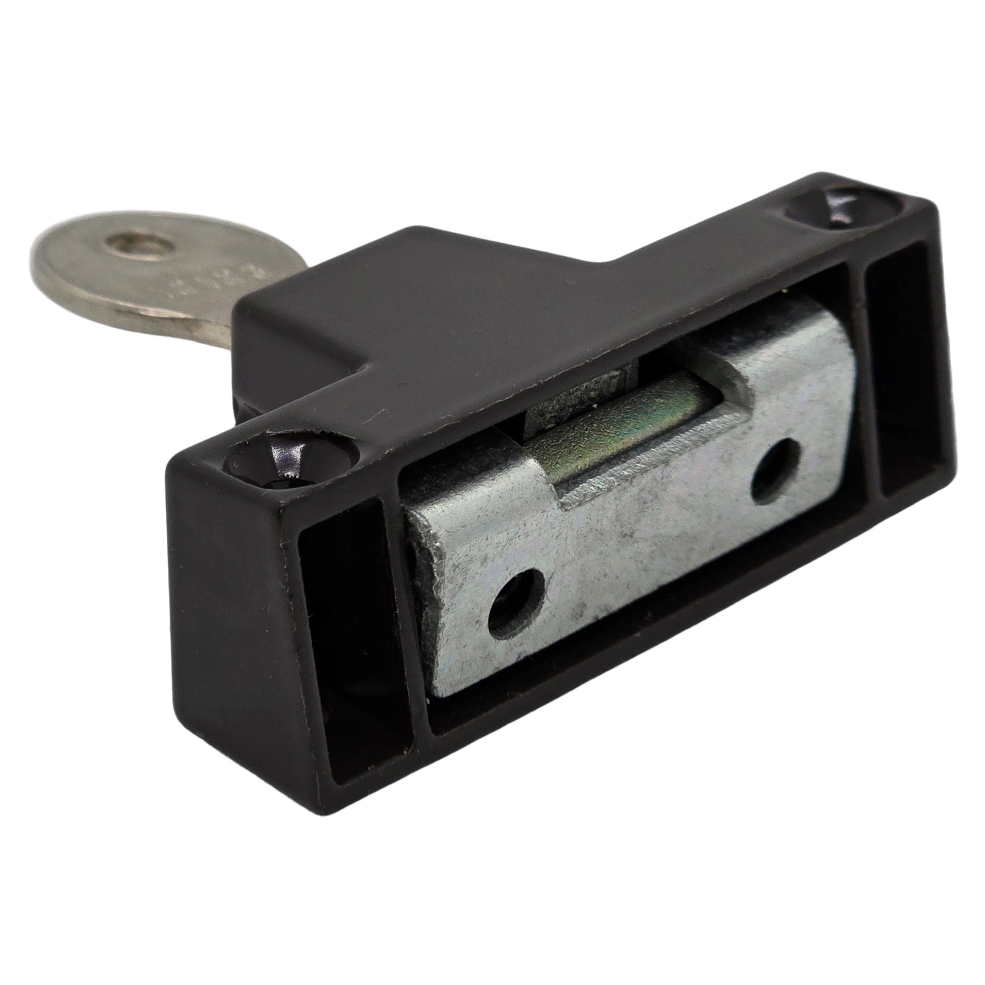 [BA] Roto Drehsperre m.Schlüssel M811A15001 Braun 230152, Gehäusekontakt, Schaltkontakte, Kunststoffgehäuse, Magnetverschluss, Elektronikbauteil