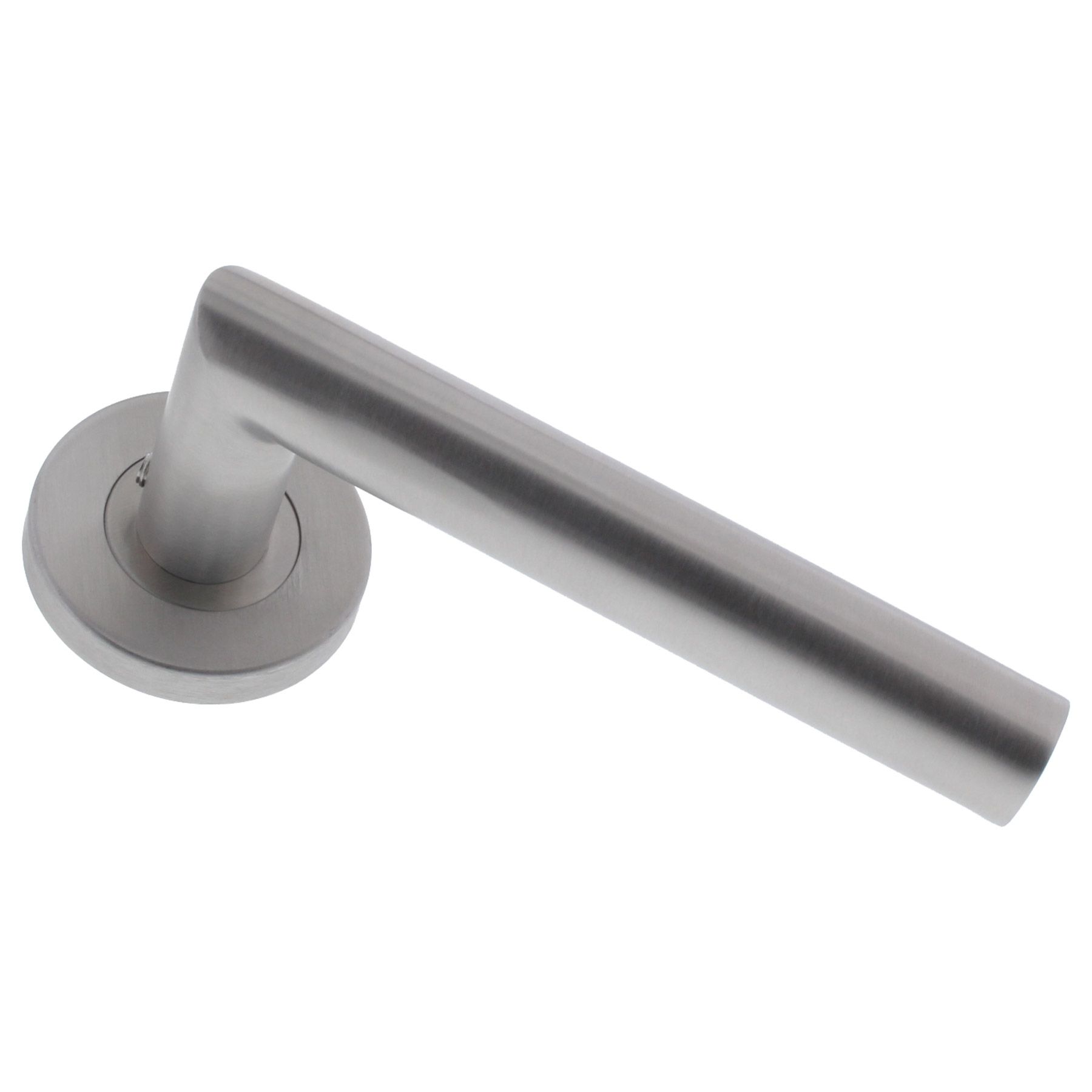 ToniTec Lochteil Drückerlochteil L-Form Edelstahl 55 mm, Griff, Rasiermesser, Waffe, Sinken, Waschbeckenhahn
